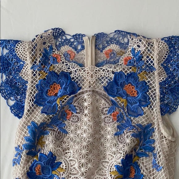 Floral Lace Embroidered Dress - Picture 7 of 8